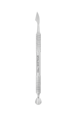Лопатка маникюрная Staleks Pro Expert 52 Type 2 (округленный изогнутый пушер и топорик) 1220021 фото