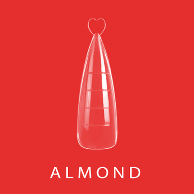 Верхні форми для нарощування Roks Almond 120 штук 1231415 фото