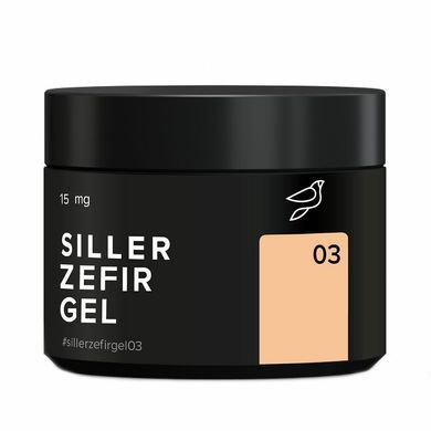 03 Гель для моделювання Siller Zefir Gel (жовтий) 15 мл 1231576 фото