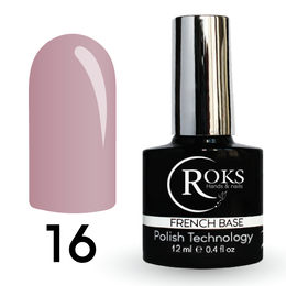 Камуфлююча каучукова база French Rubber Base ROKS 12ml №16 9600079 фото