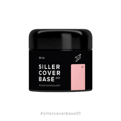 Siller Cover Base №1 - камуфлююча база (бежево-рожевий), 30мл 201555 фото