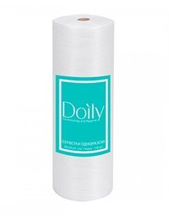 Серветки в рулоні Doily 20x30 см гладкі 100 шт 1240170 фото