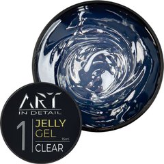 Гель для нарощування та моделювання ART Jelly Gel №1 Clear, 15 мл 1231044 фото
