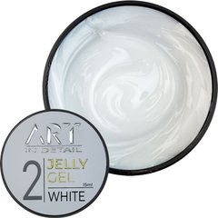 Гель для нарощування та моделювання ART Jelly Gel №2 White, 15 мл 1231045 фото