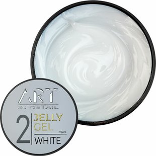 Гель для нарощування та моделювання ART Jelly Gel №2 White, 15 мл 1231045 фото