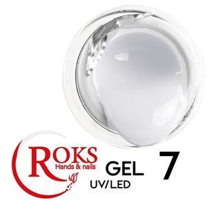 Гель для нарощування №7 молочний 15 мл Roks 980007-1 фото