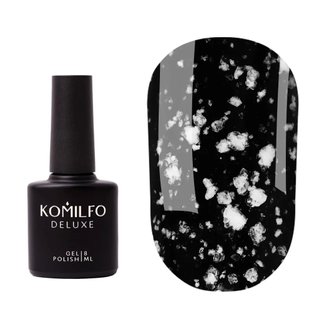 KOMILFO NO WIPE SNOW TOP – ТОП БЕЗ ЛИПКОГО СЛОЯ С БЕЛЫМИ ЧАСТИЦАМИ, 8 МЛ 1220225 фото