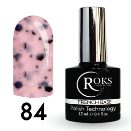 Камуфлююча каучукова база French Rubber Base ROKS 12ml №84 9600090 фото