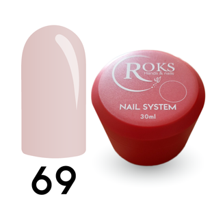 Камуфлююча каучукова база French Rubber Base ROKS 30ml №69 1230684 фото