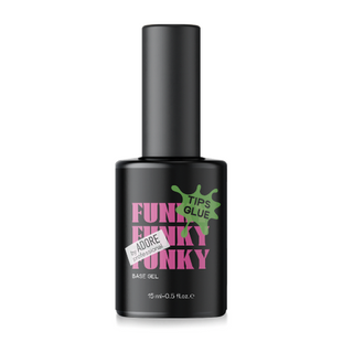 ГЕЛЬ-КЛЕЙ ДЛЯ ГЕЛЕВИХ ТІПС FUNKY TIPS GLUE GEL 15МЛ З ПЕНЗЛИКОМ 1231486 фото