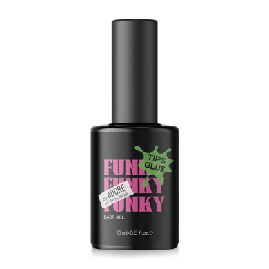 ГЕЛЬ-КЛЕЙ ДЛЯ ГЕЛЕВЫХ ТИПС FUNKY TIPS GLUE GEL 15мл с кисточкой 1231486 фото