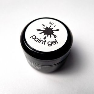 Гель-фарба SHINE LUXURY Gel Paint Black, 5 г 1231224 фото