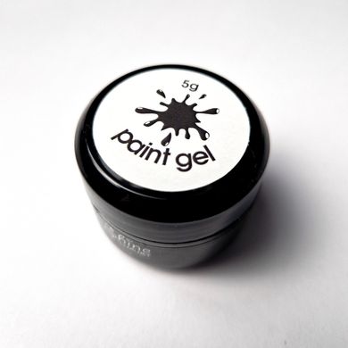 Гель-краска SHINE LUXURY Gel Paint Black, 5 г 1231224 фото