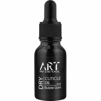 Сухое масло для кутикулы ART Dry Oil Bubble Gum, 15 мл 1231055 фото