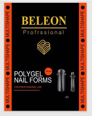 Верхні форми BELEON для нарощування нігтів - №3 Multishape-120шт/уп. 1221371 фото