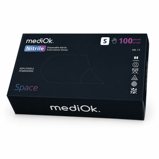 Перчатки Mediok Black M 3.5г 100 штук 1253867 фото