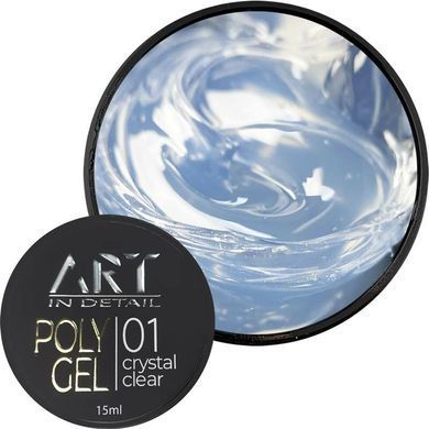 Полигель ART POLYGEL №01 Crystal Clear, 15 мл 94041539 фото