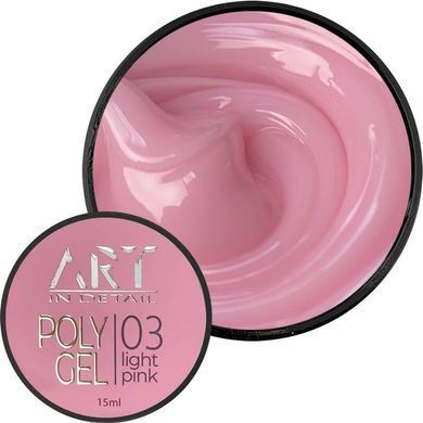 Полигель ART POLYGEL №03 Light Pink, 15 мл 94041541 фото