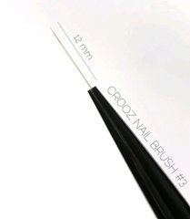 Пензлик для малювання Crooz Nail Brush №3 12 мм 1230524 фото