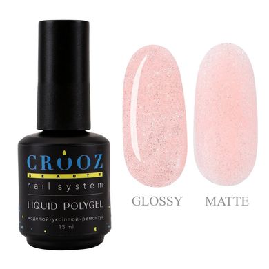 Crooz Жидкий полигель SHIMMER Liquid Polygel 6, 15 мл 1231687 фото