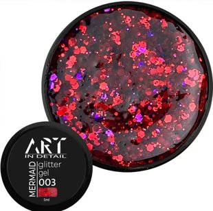 Гель із блискітками ART Mermaid Glitter Gel №003, 5 мл 1230172 фото