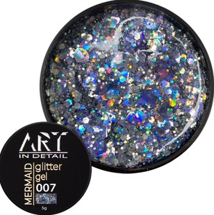 Гель із блискітками ART Mermaid Glitter Gel №007, 5 мл 940929 фото