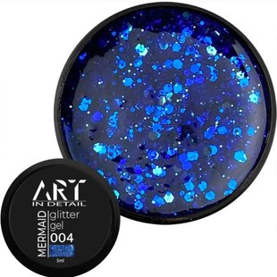 Гель із блискітками ART Mermaid Glitter Gel №004, 5 мл 1230173 фото