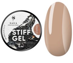 Гель-желе для нарощування нігтів Saga Professional Stiff Gel Coffee, 13 мл 1231034 фото