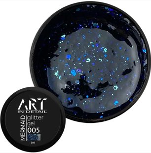 Гель із блискітками ART Mermaid Glitter Gel №005, 5 мл 1230174 фото