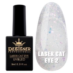 Гель-лак кошачий глаз Laser Cat Eye №2, 9 мл., Дизайнер 1231179 фото